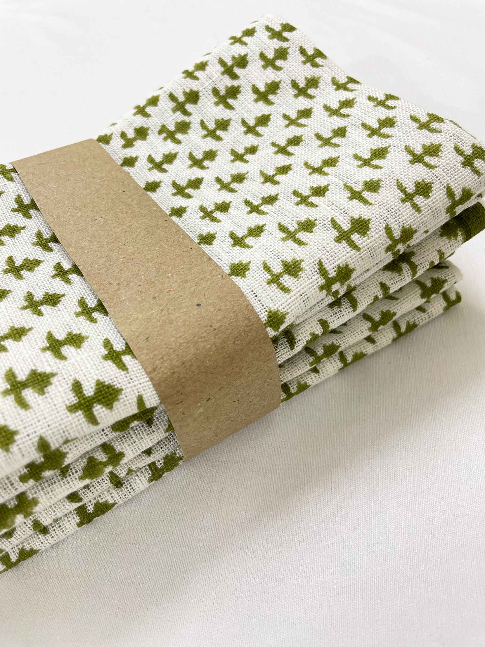 Hand Block Printed Dinner Napkins