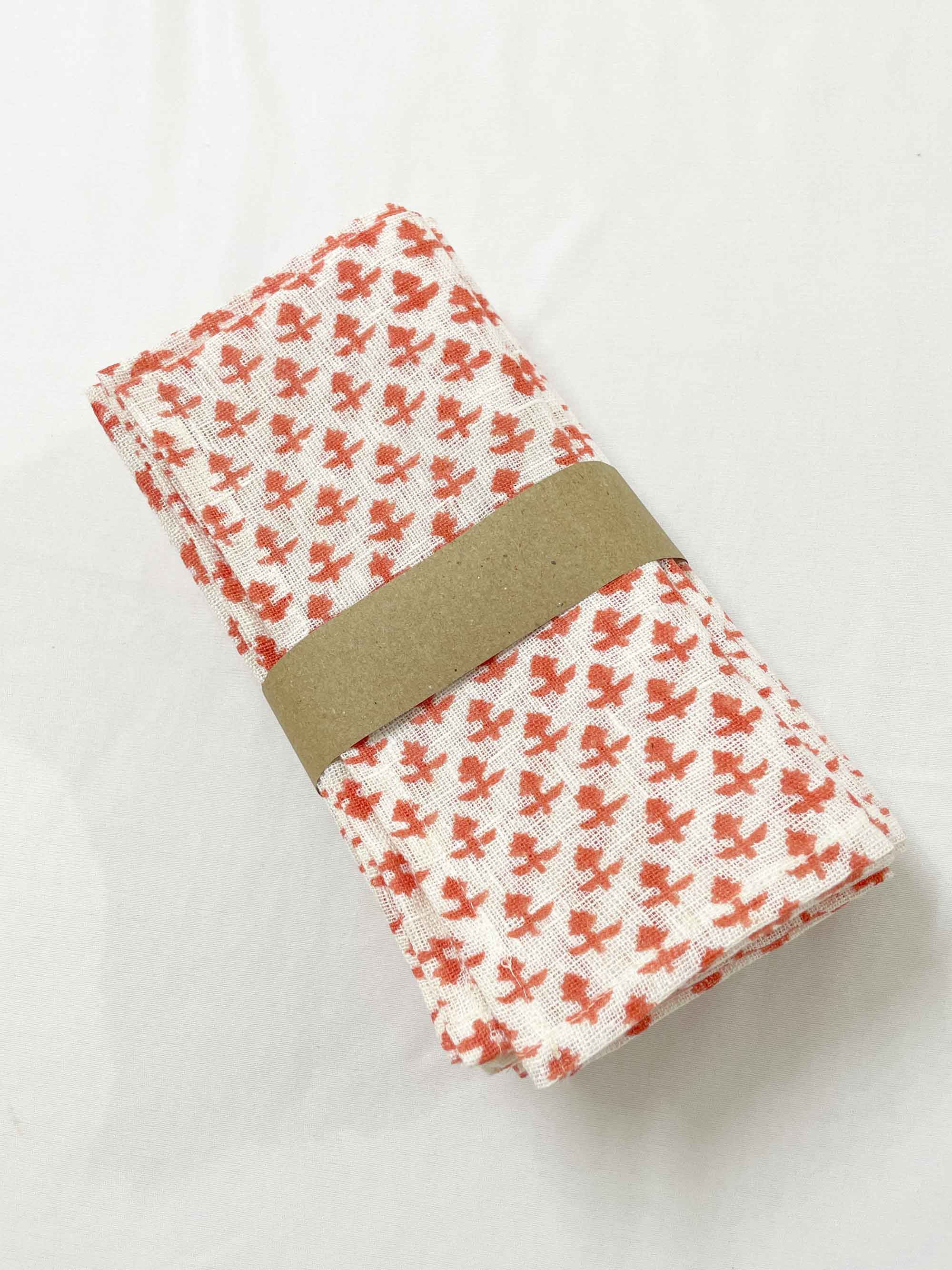 Hand Block Printed Dinner Napkins