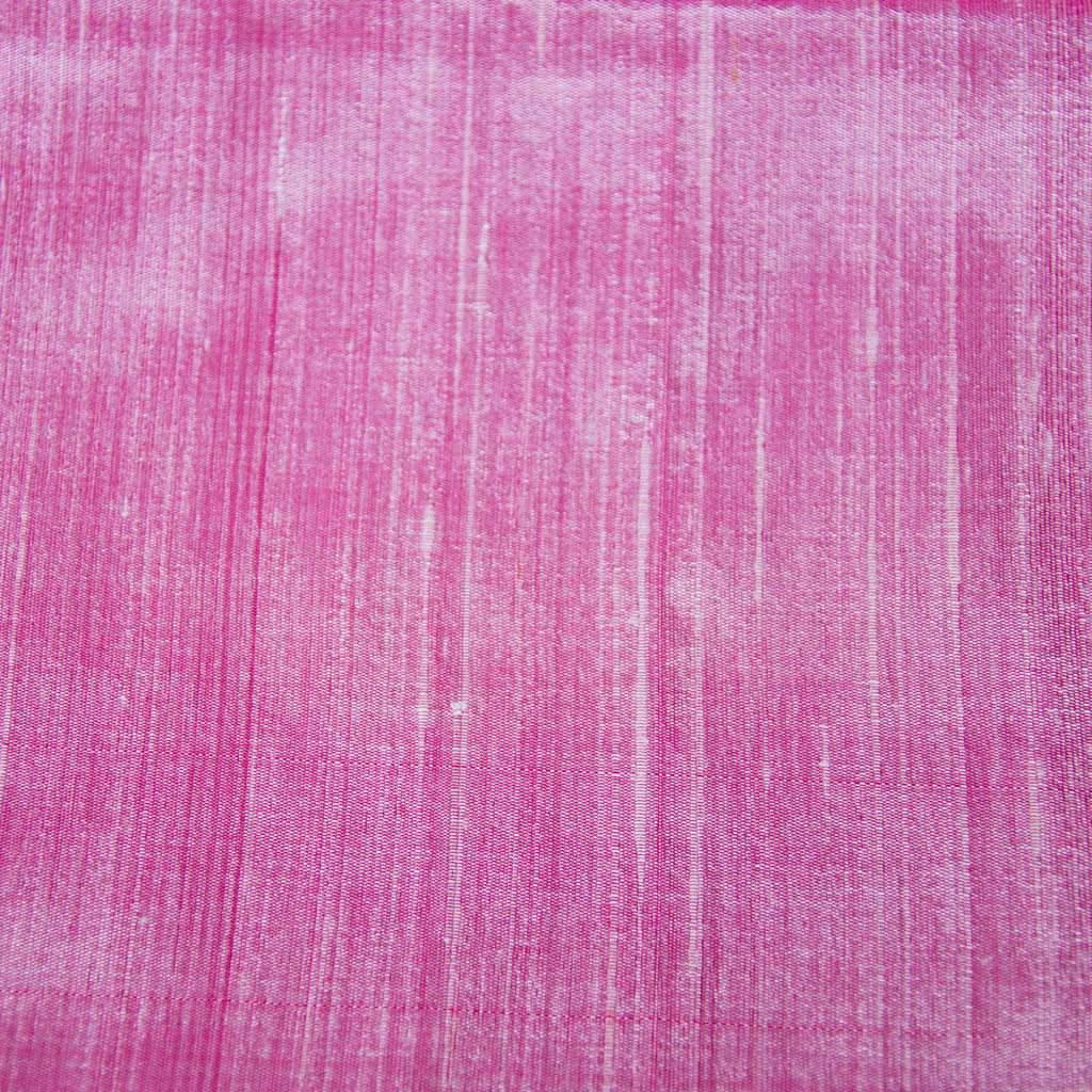 Baby pink pure raw silk fabric buy online from India