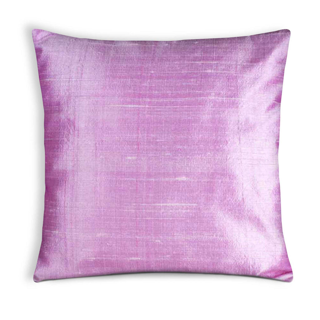 Baby Pink Raw Silk Cushion Cover Buy Online from DesiCrafts