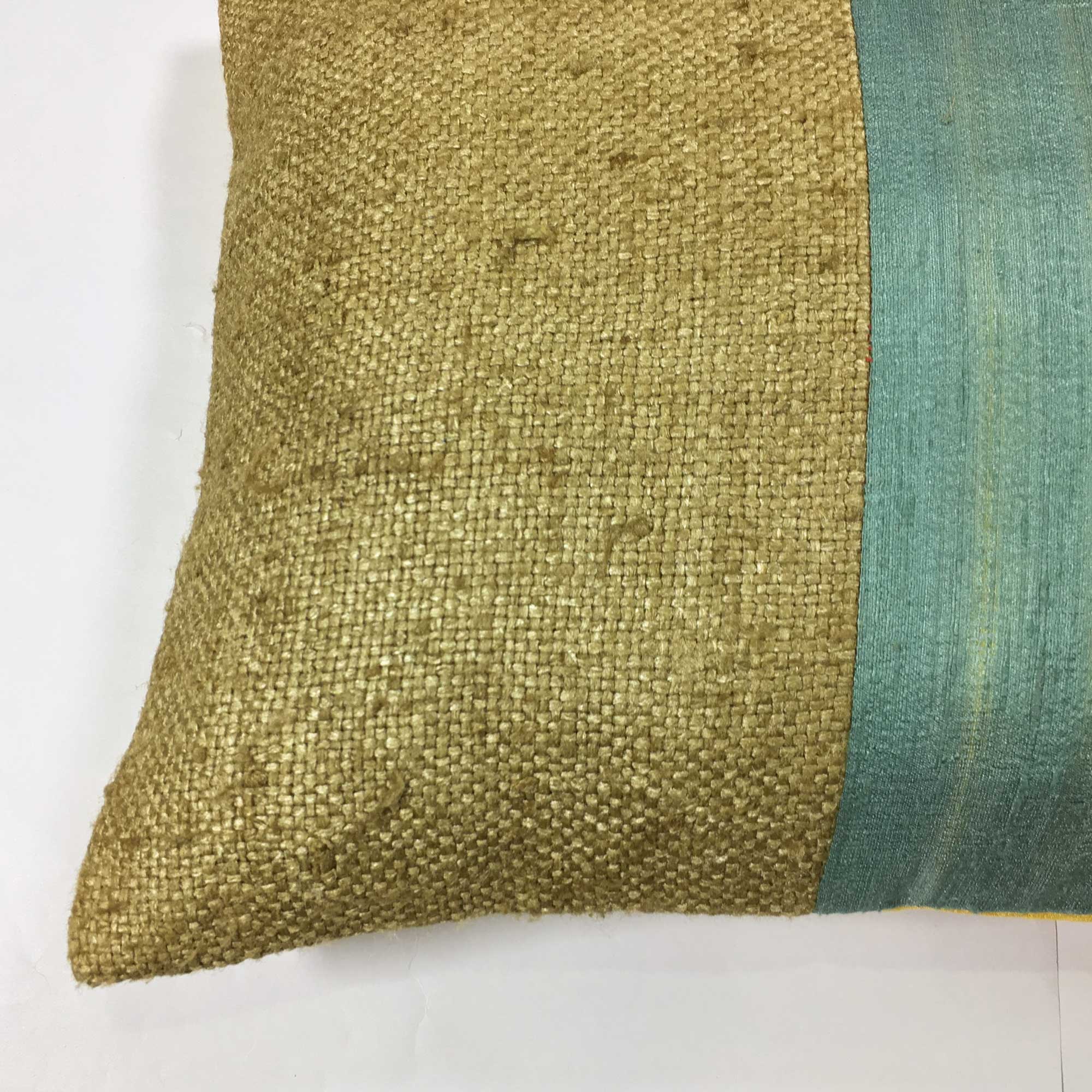 Handmade Bhagalpuri Jute Silk Pillow Cover Buy online from DesiCrafts