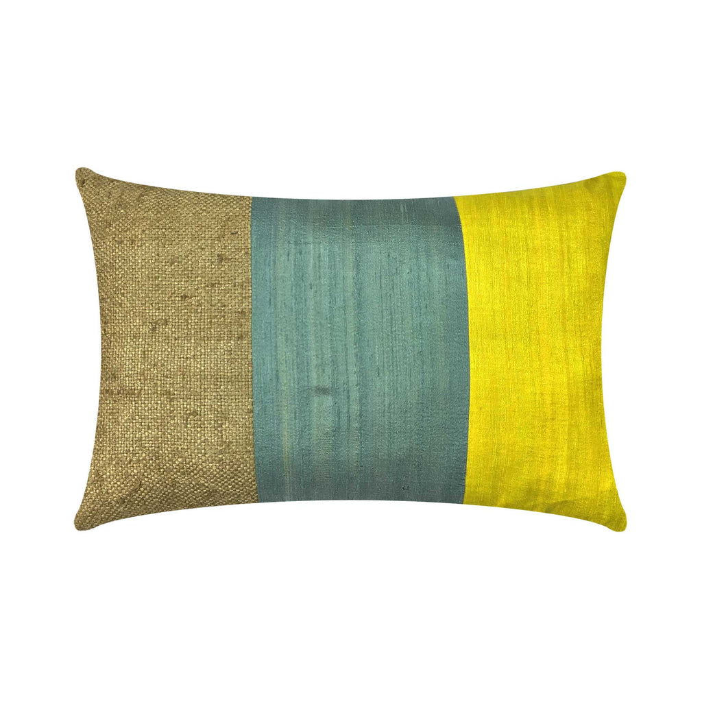 Bhagalpuri Jute Silk Pillow Cover Buy online from India