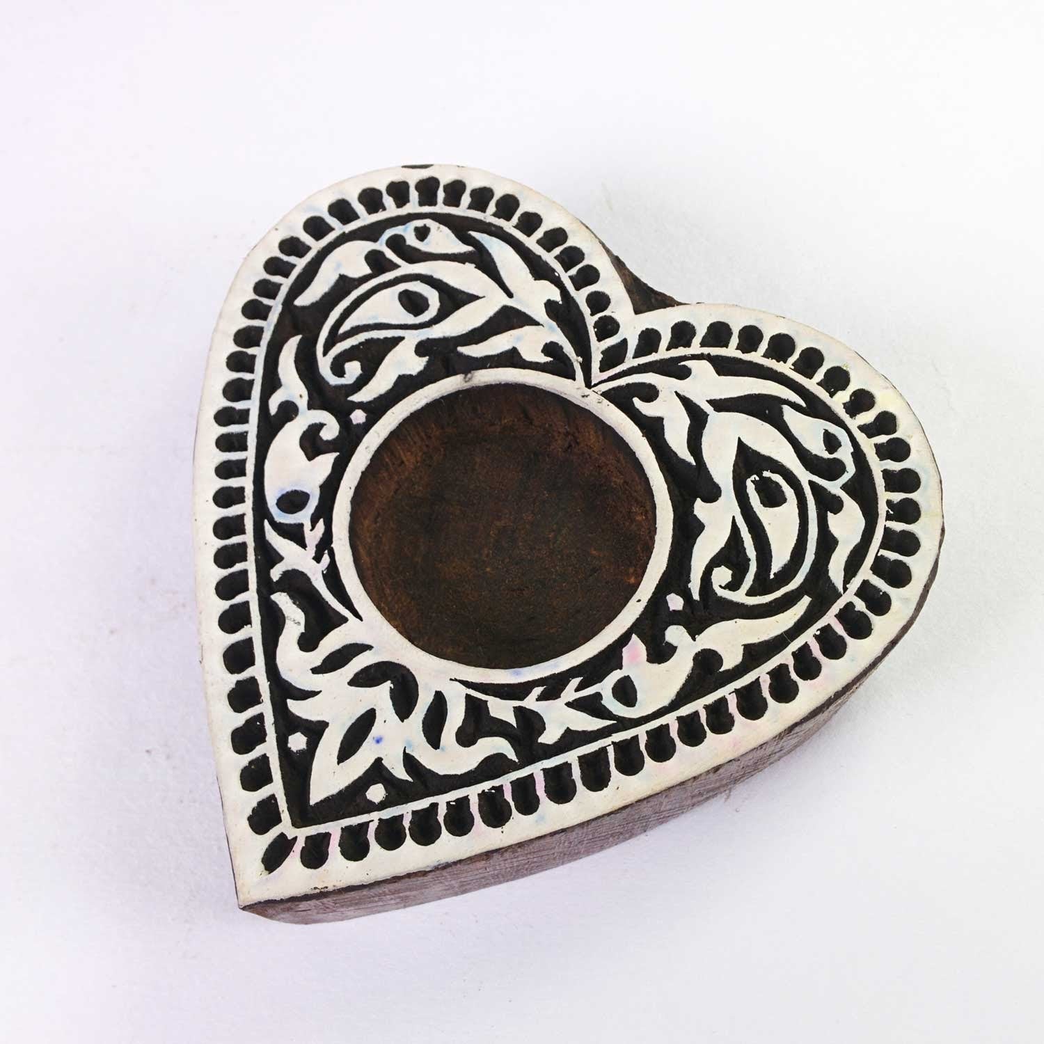 Valentines Day Gift Heart Tea Light Holder By DesiCrafts