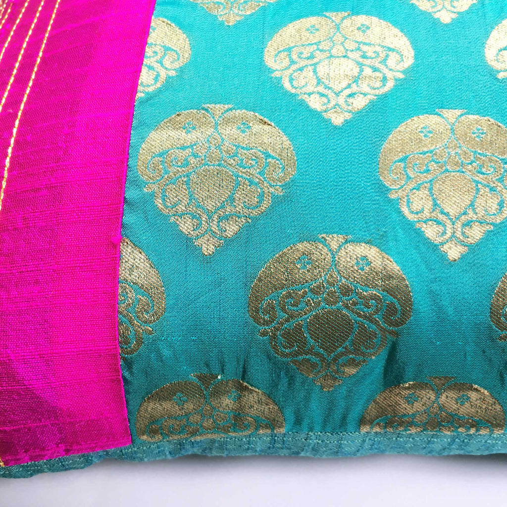 Fair trade silk pillow cover buy online