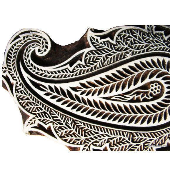 Paisley Wooden Stamp for Block Printing Buy Online From India