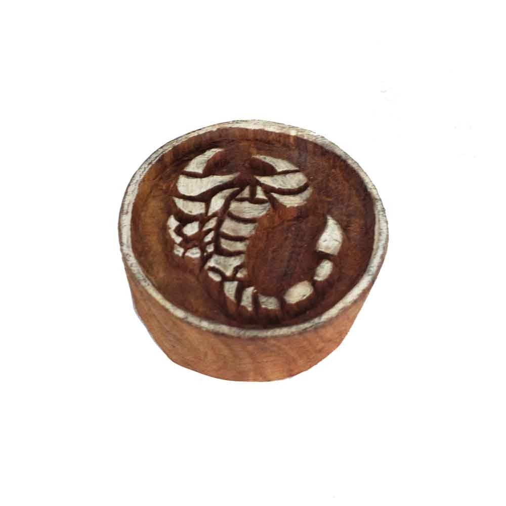 scropio wooden block printing stamp buy online from India