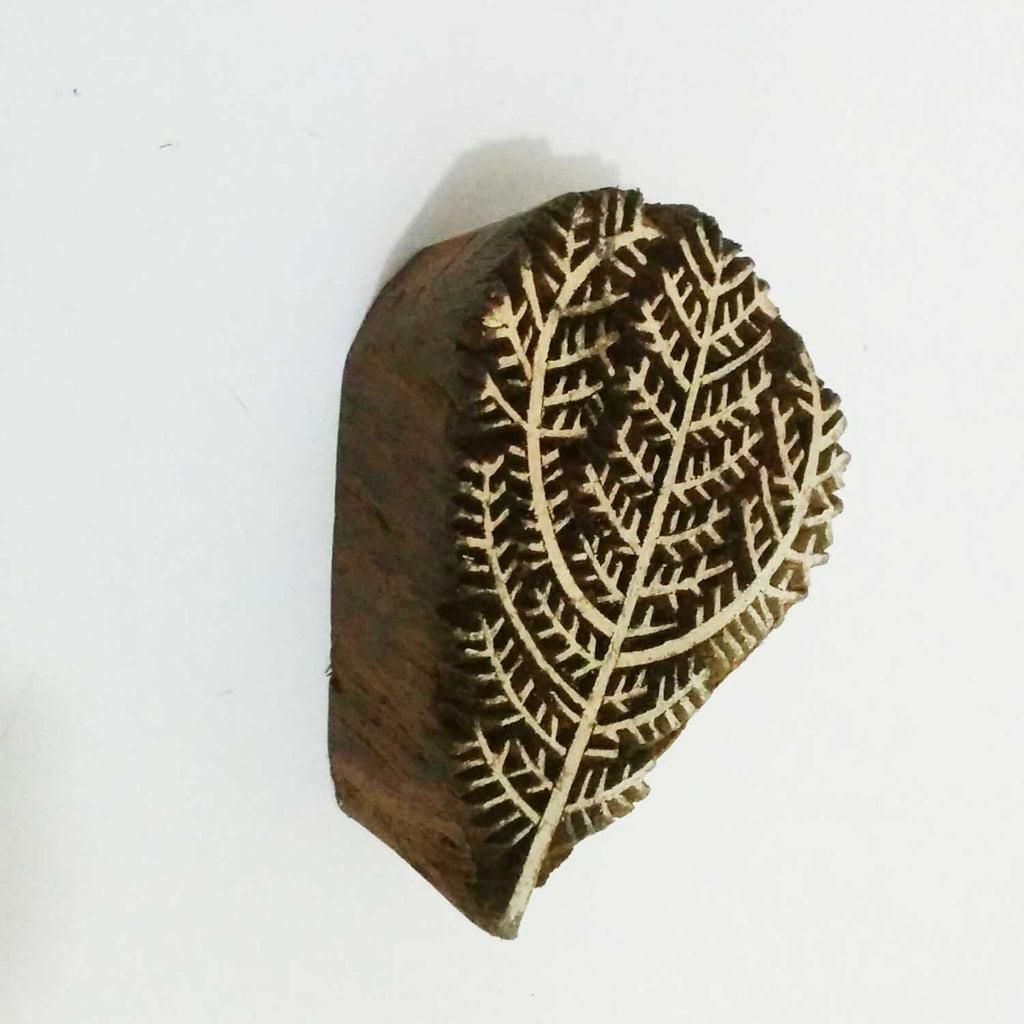 Wild Shrub Wooden Stamp For Hand Block Printing