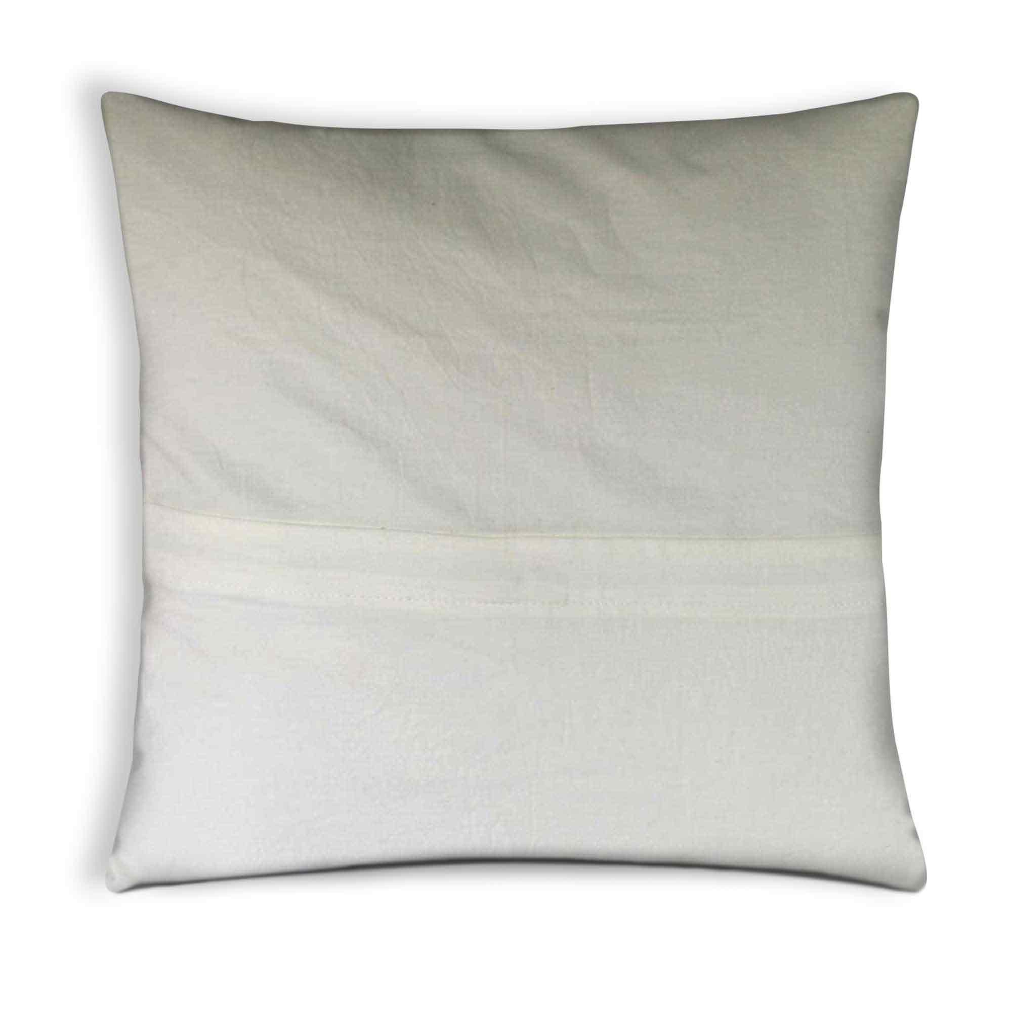 White and black polka cotton pillow cover