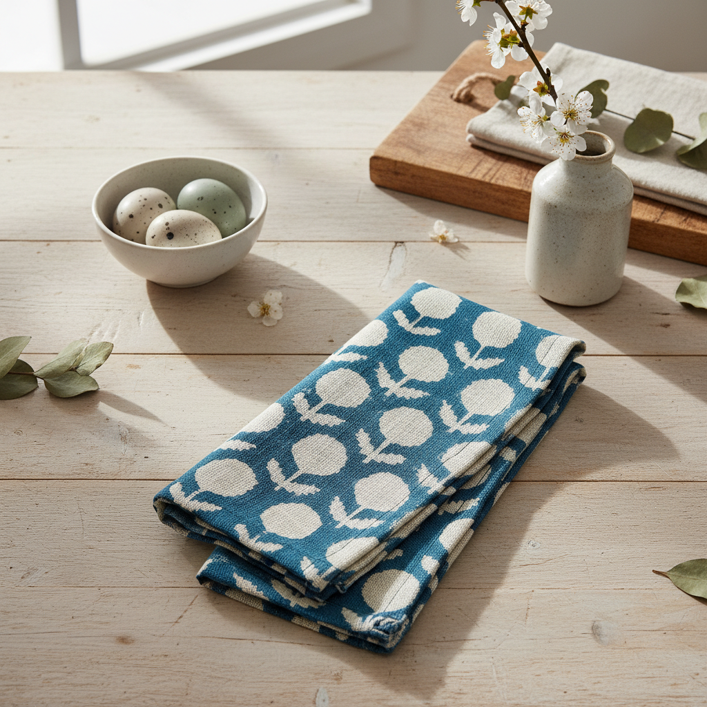 Handcrafted Dinner Napkins – Linen, Cotton & Ikat Table Napkins ...