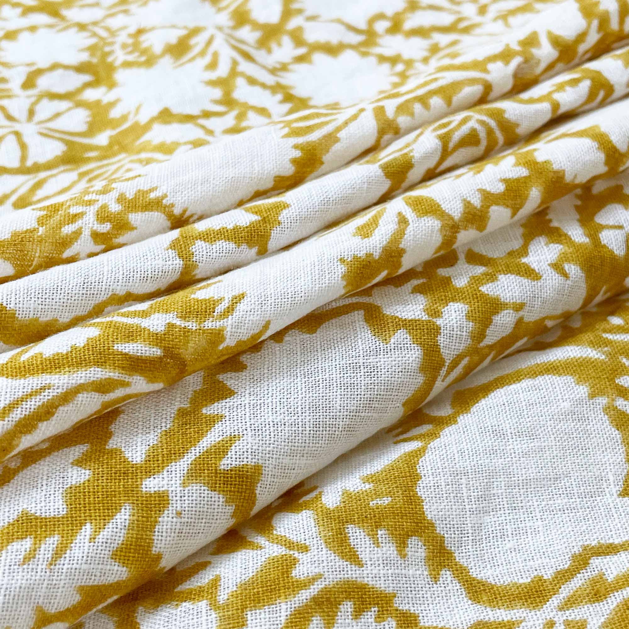 Block Printed Linen