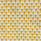 Mustard Kalamkari Cotton Fabric