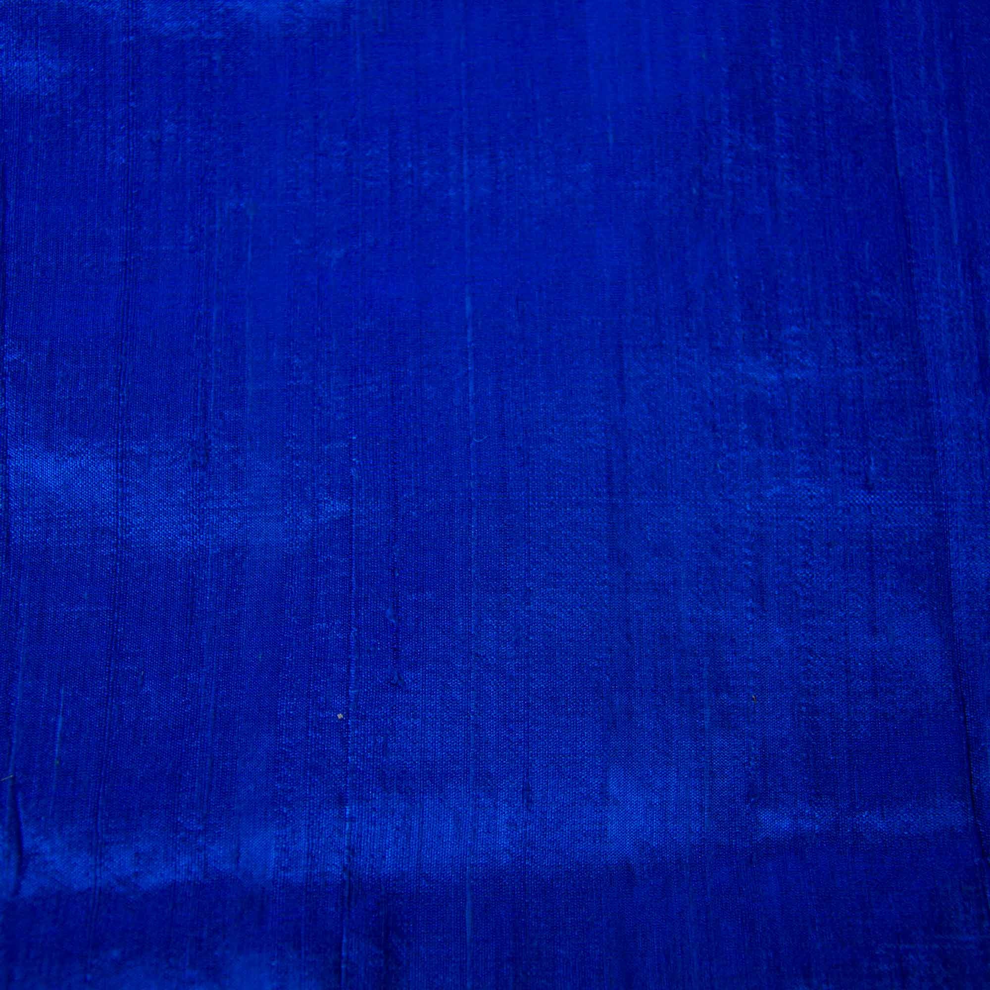 Royal Blue Dupioni Silk - Raw Silk Fabric from India – DesiCrafts