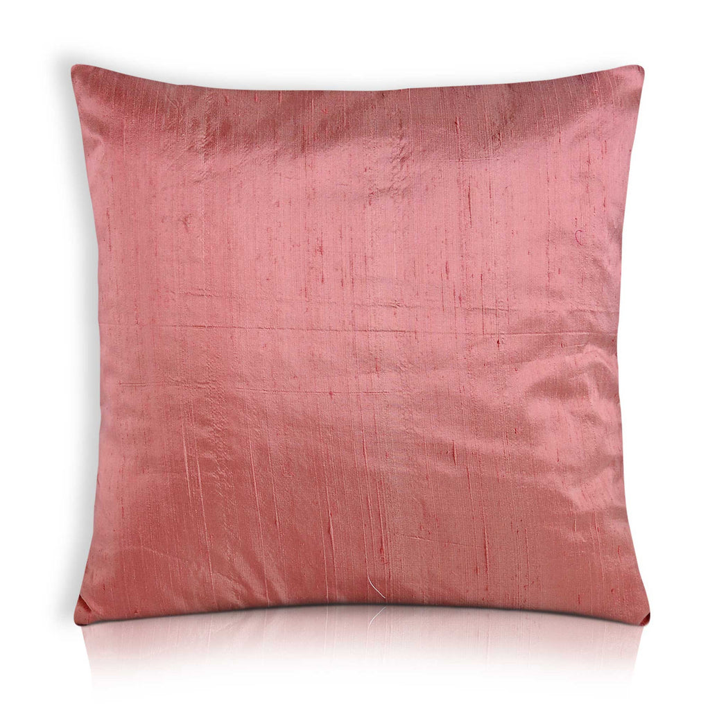 Blush Pink Silk Cushion Cover