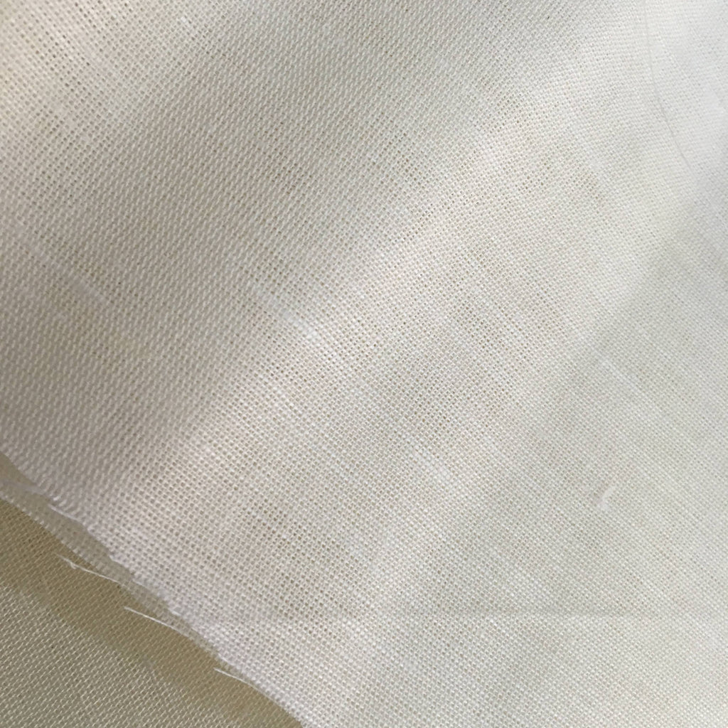 Solid Color White Linen Fabric By Yard