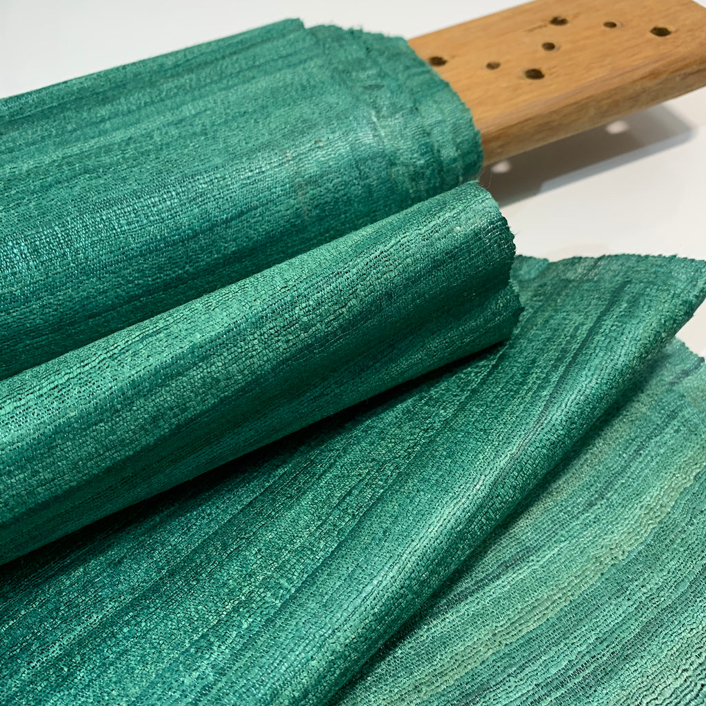 Mint Green Ahimsa Tussar Pure Silk Fabric