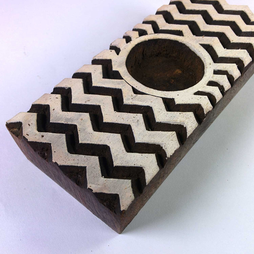 Handmade Chevron Tea Light Holder