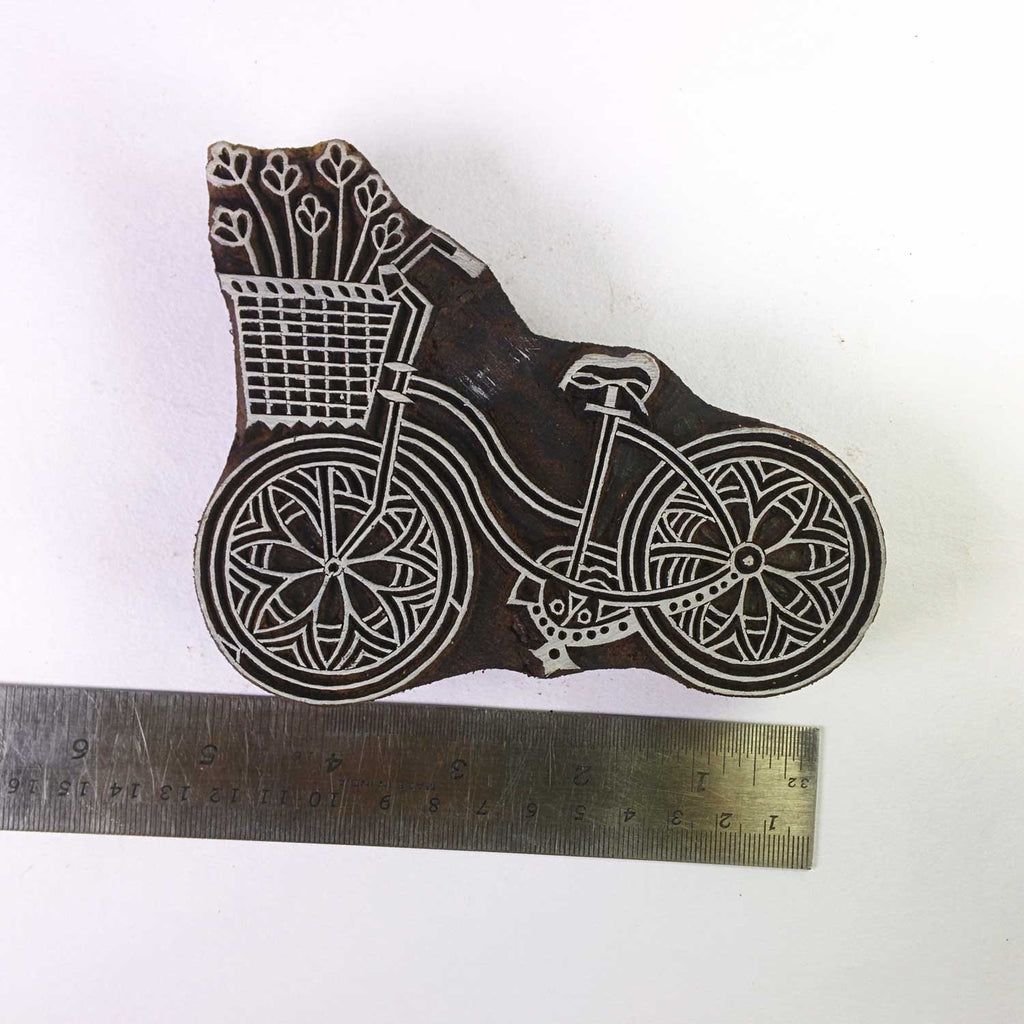 Cycle / Bike Stamp for Fabric and Paper Printing