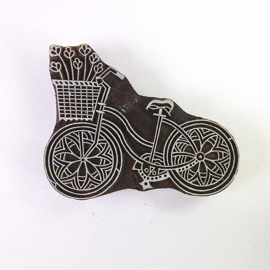 Cycle / Bike Stamp for Fabric and Paper Printing