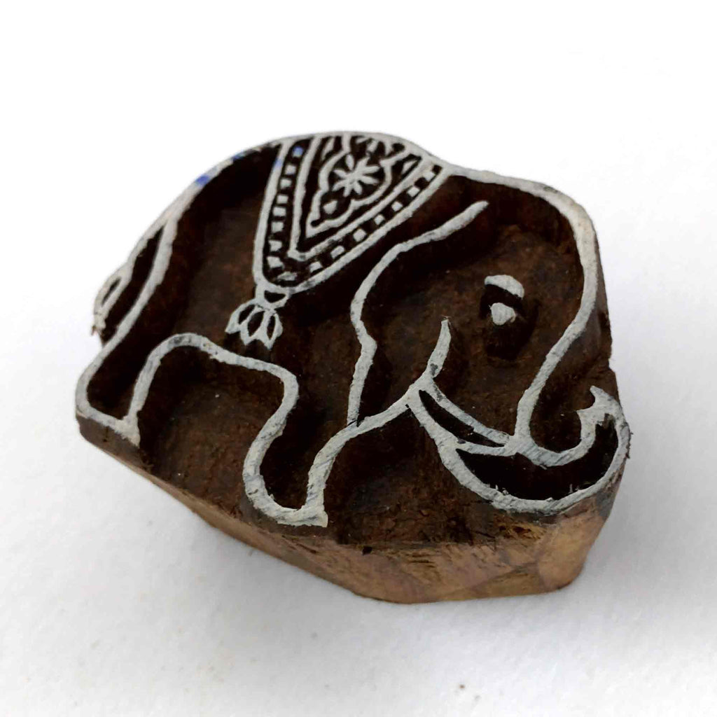 Tiny Elephant Block Printing Stamp