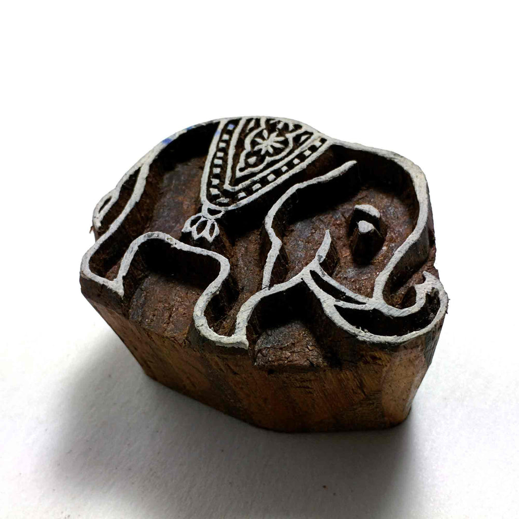 Tiny Elephant Block Printing Stamp