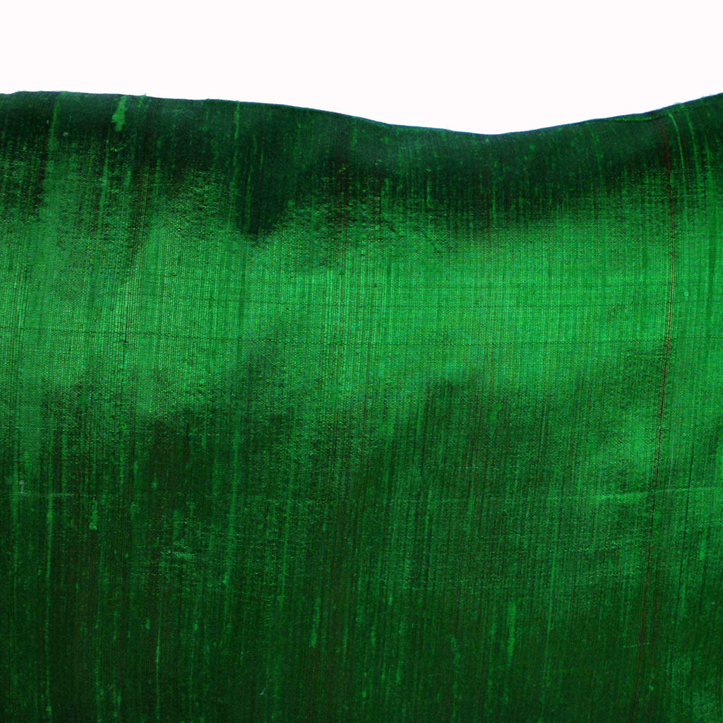 Green and coral lumber raw silk pillow cover buy online from India