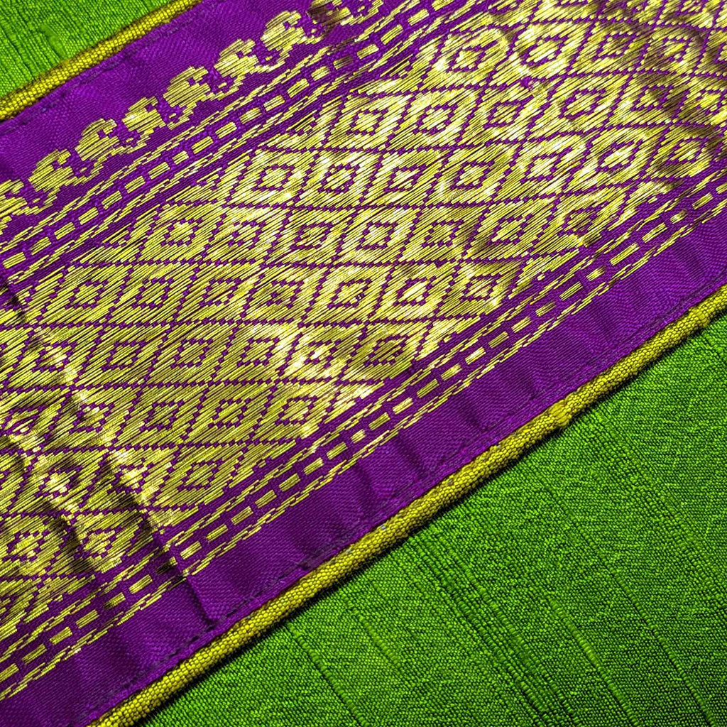 Handmade Sari Silk Pillow Cover