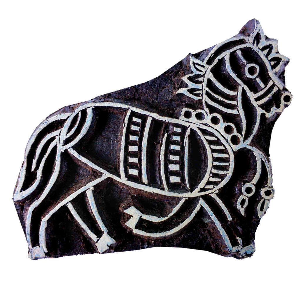 Dala Horse Wood Block Printing Stamp