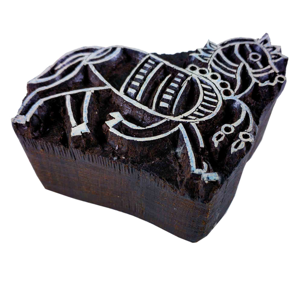 Dala Horse Wood Block Printing Stamp