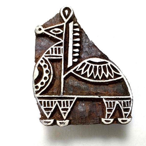 Dala Horse Wooden Block Printing Stamp