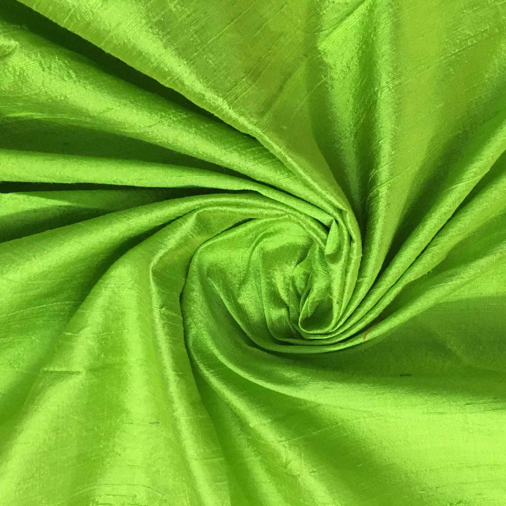 Green Raw Silk Fabric For Kurta