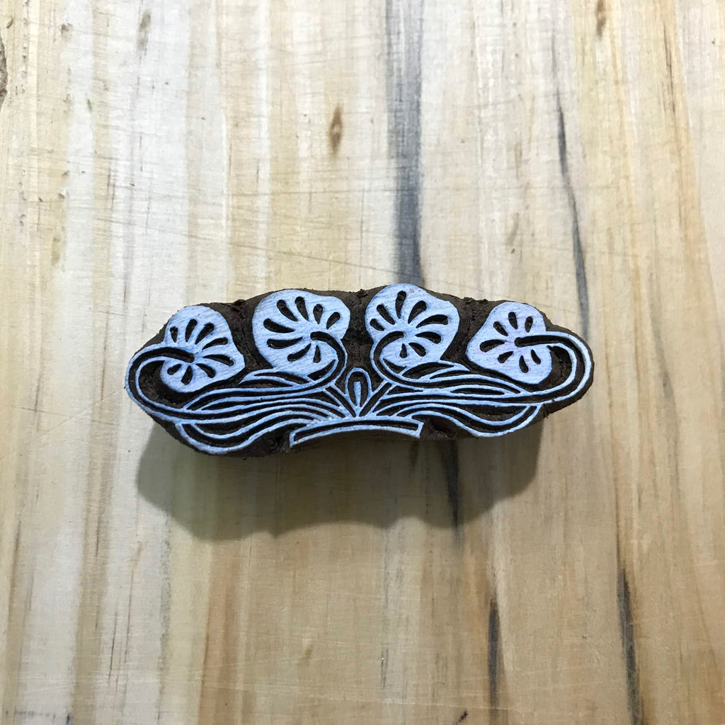 Lilly Pad Ceramic Pottery Printing Stamp