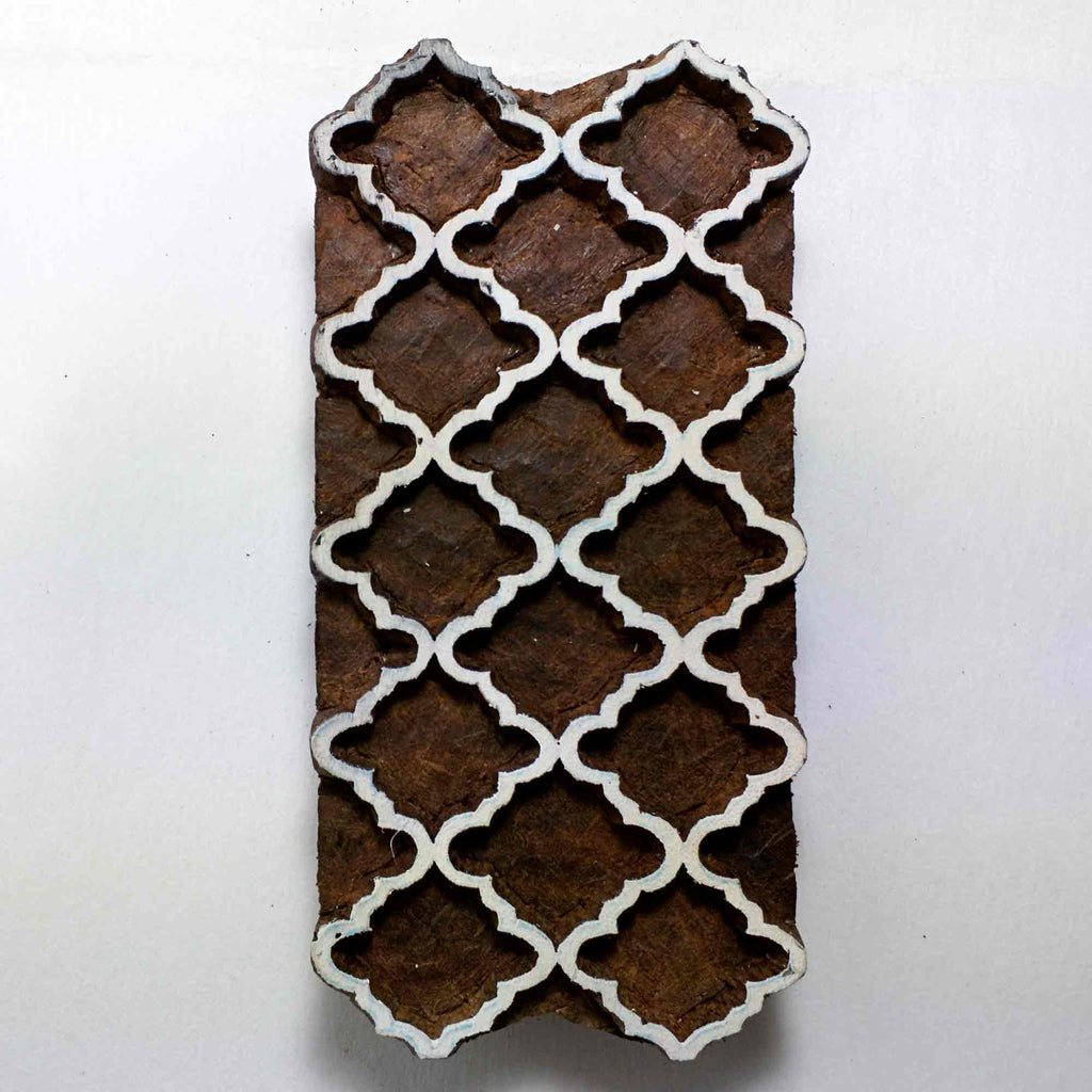 Moroccan Wooden Stamp Printing