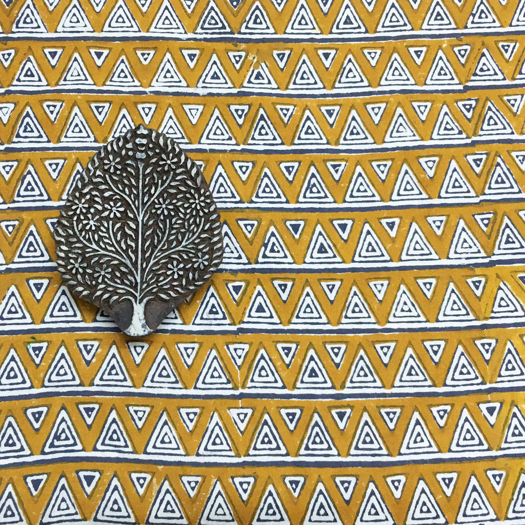Handblock Printed Cotton Fabric by DesiCrafts