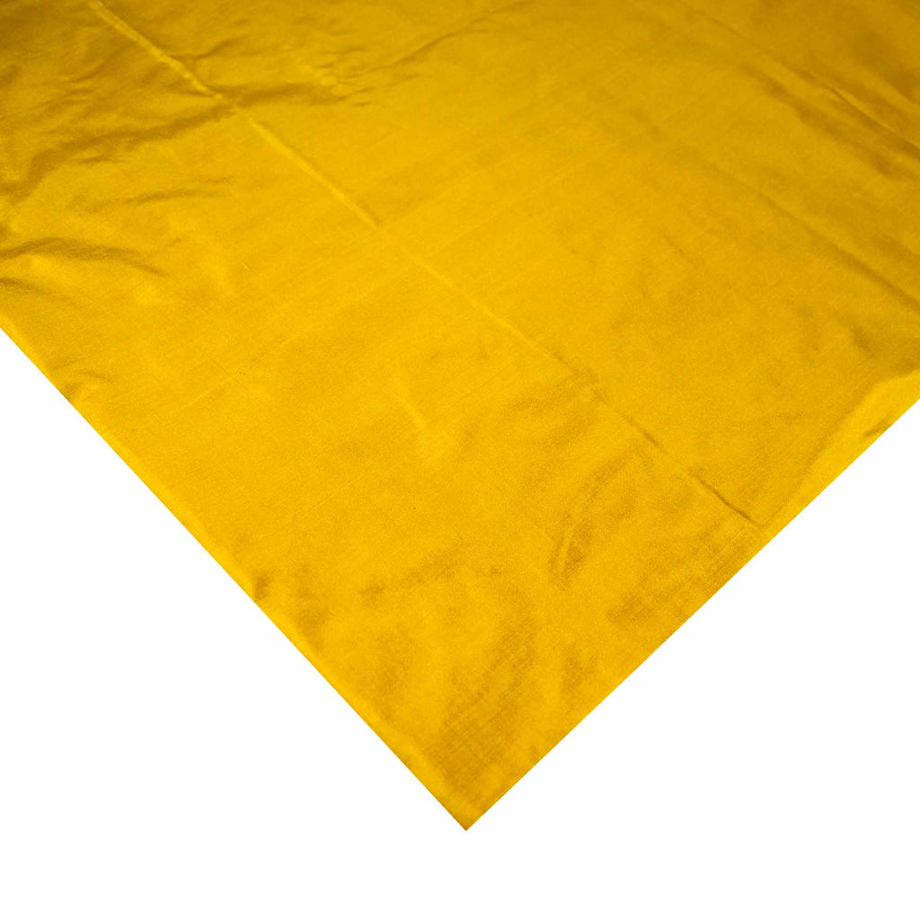 Mustard Soft Silk Fabric buy online from India