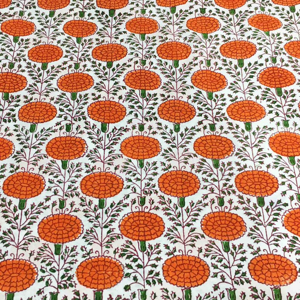 Floral print cotton fabric by DesiCrafts