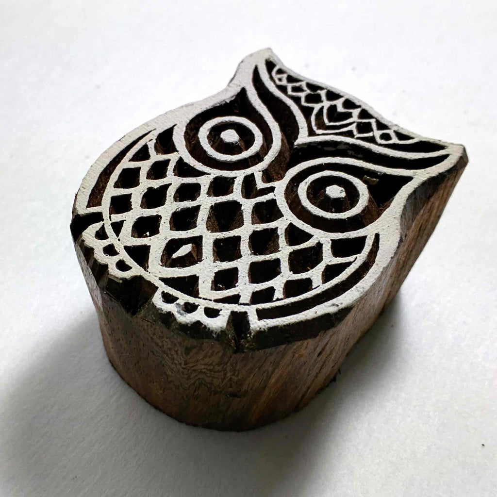 Owl Stamp For Fabric Printing