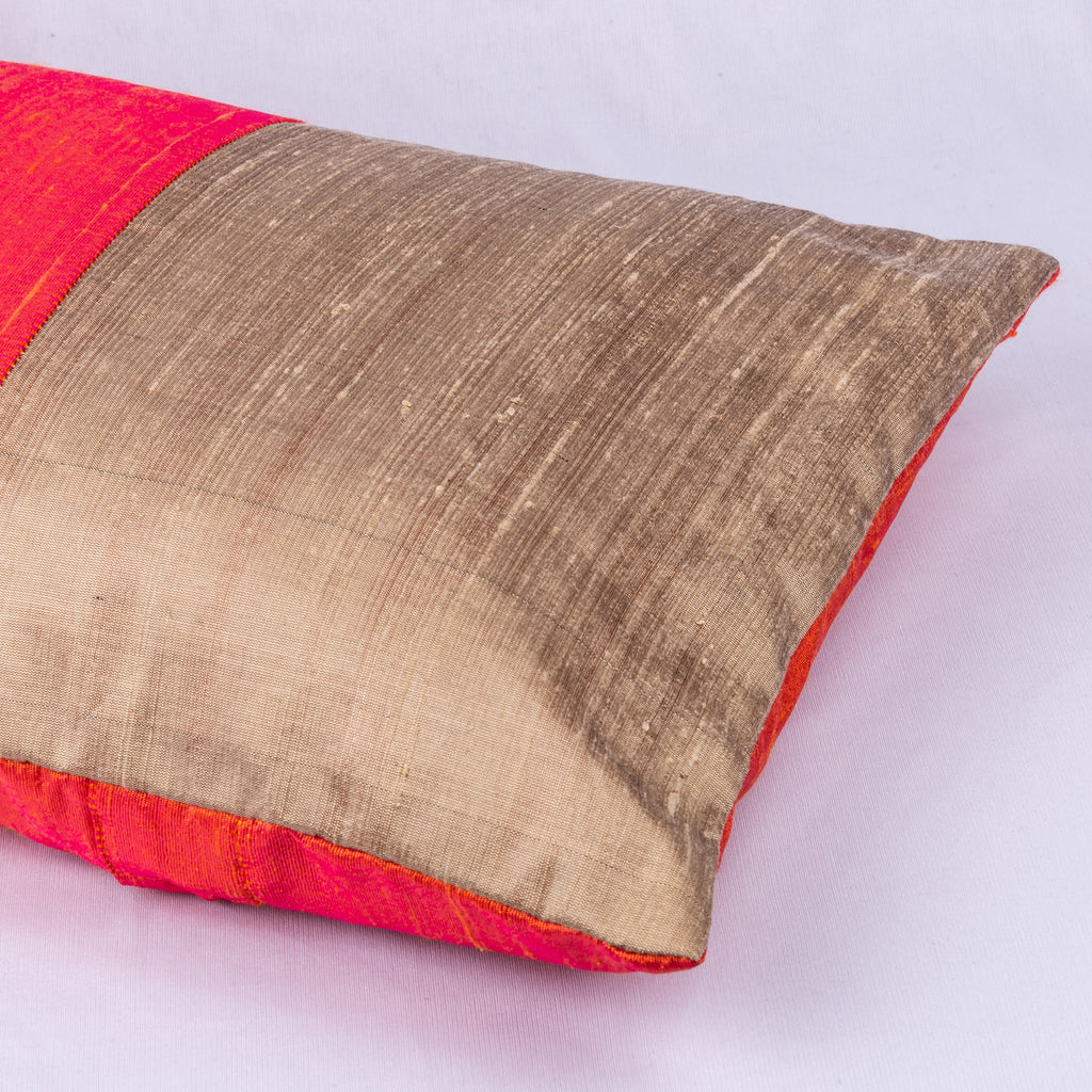Indian Silk Pillow Cover By DesiCrafts