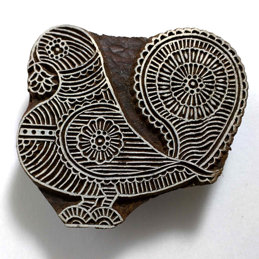 Parrot Stamp Block for Wood Block Printing