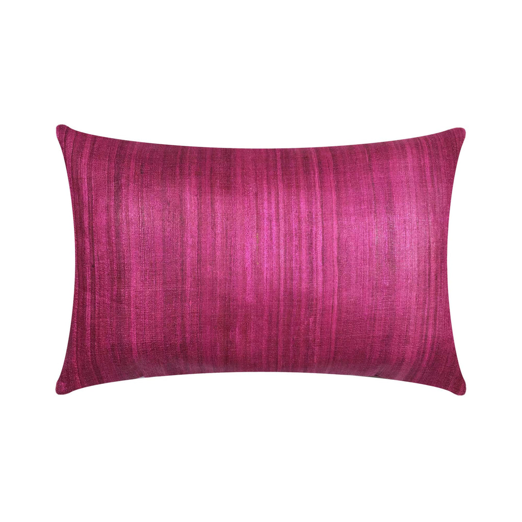 Solid magenta tussar silk pillow cover buy online
