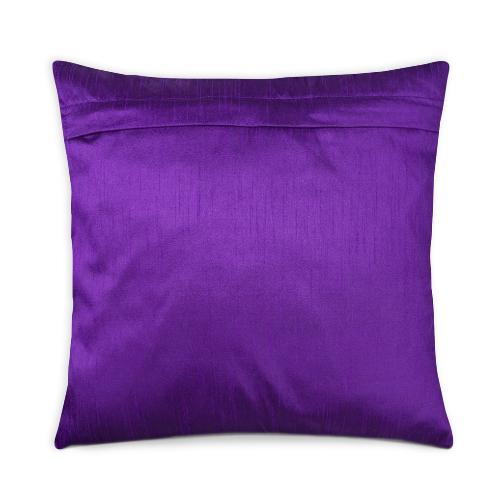 Purple Silk Cushion Cover Buy Online From India