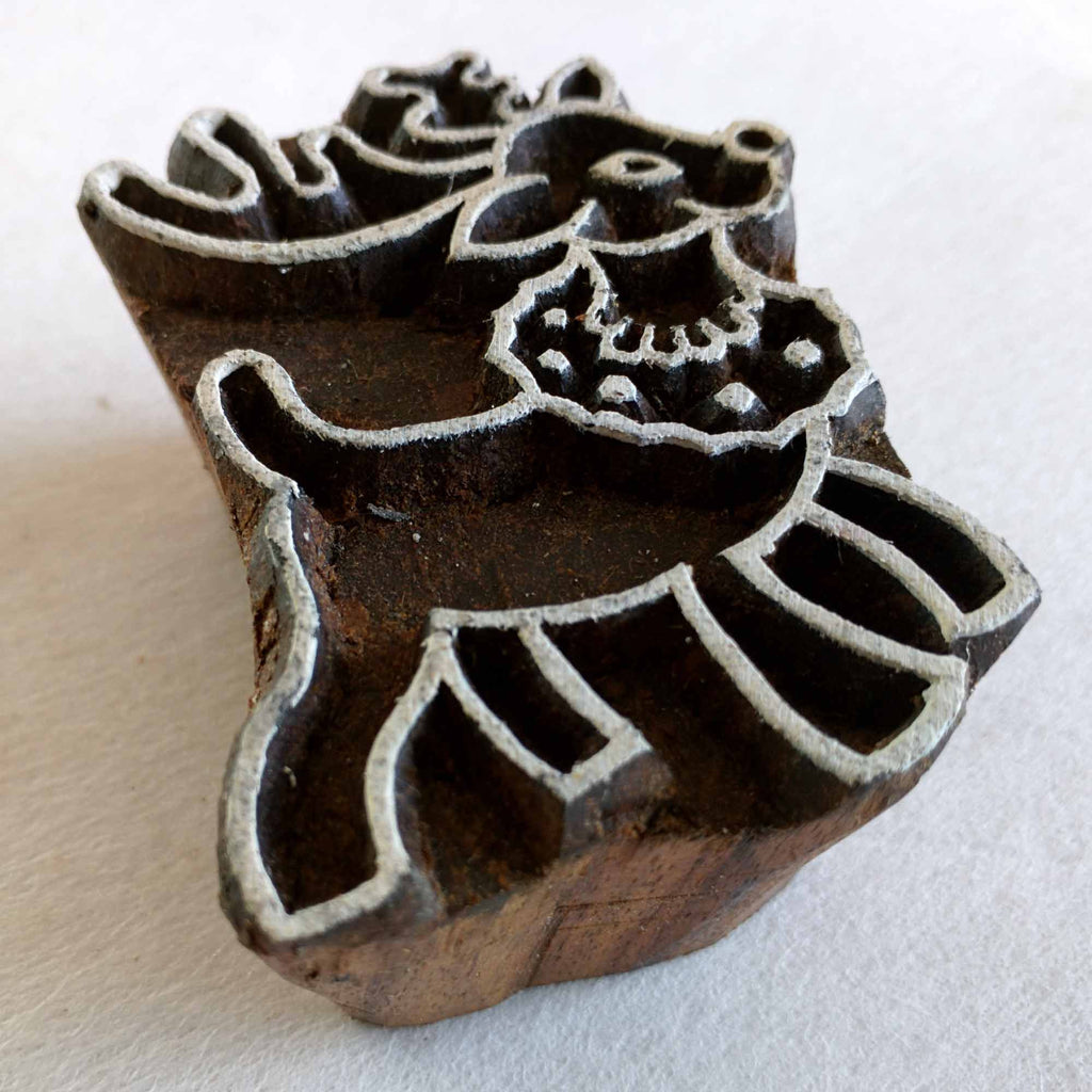 Reindeer Wooden Stamp for Printing