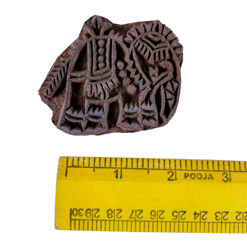 Tribal Elephant Stamp For Textile Printing