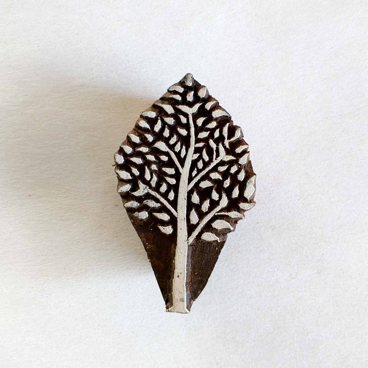 Treee Stamp Small Tree Wooden Block Printing Stamp – DesiCrafts