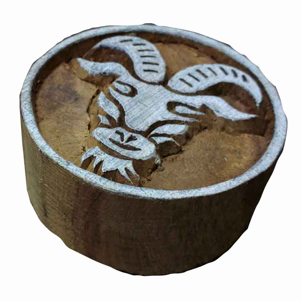 Tauras Zodiac Sign Wooden block printing stamp buy from DesiCrafts