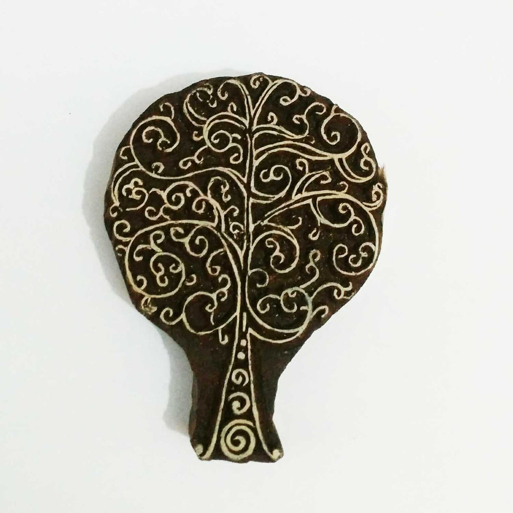Tree of Life Wooden Stamp For Hand Block Printing