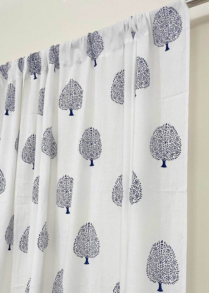 Tree Of Life Cotton Curtain Panels