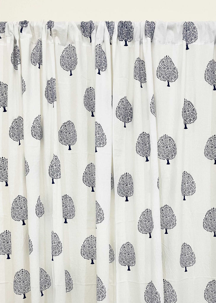 Tree Of Life Cotton Curtain Panels