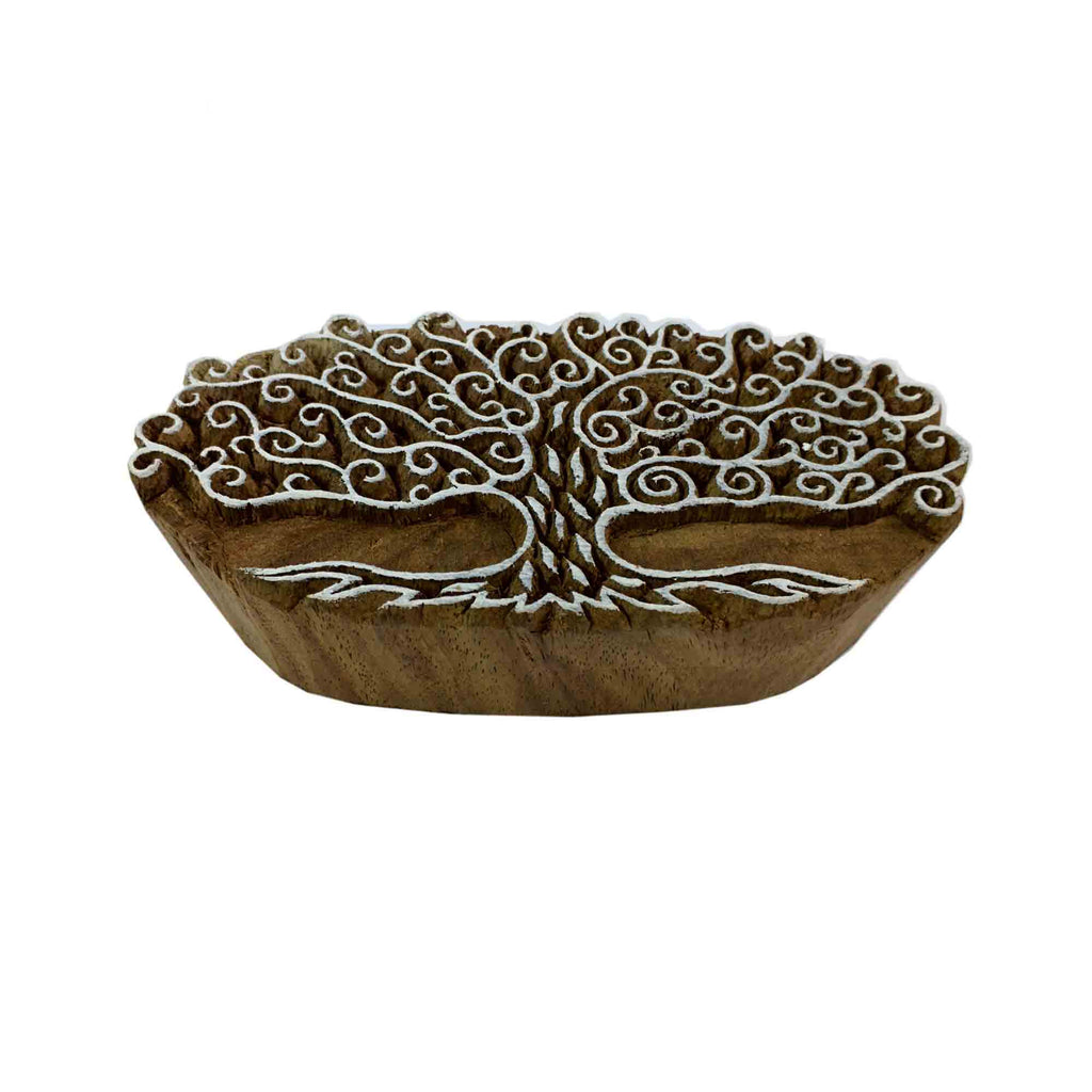 Tree of Life Wood Stamp for Textile and Paper Printing