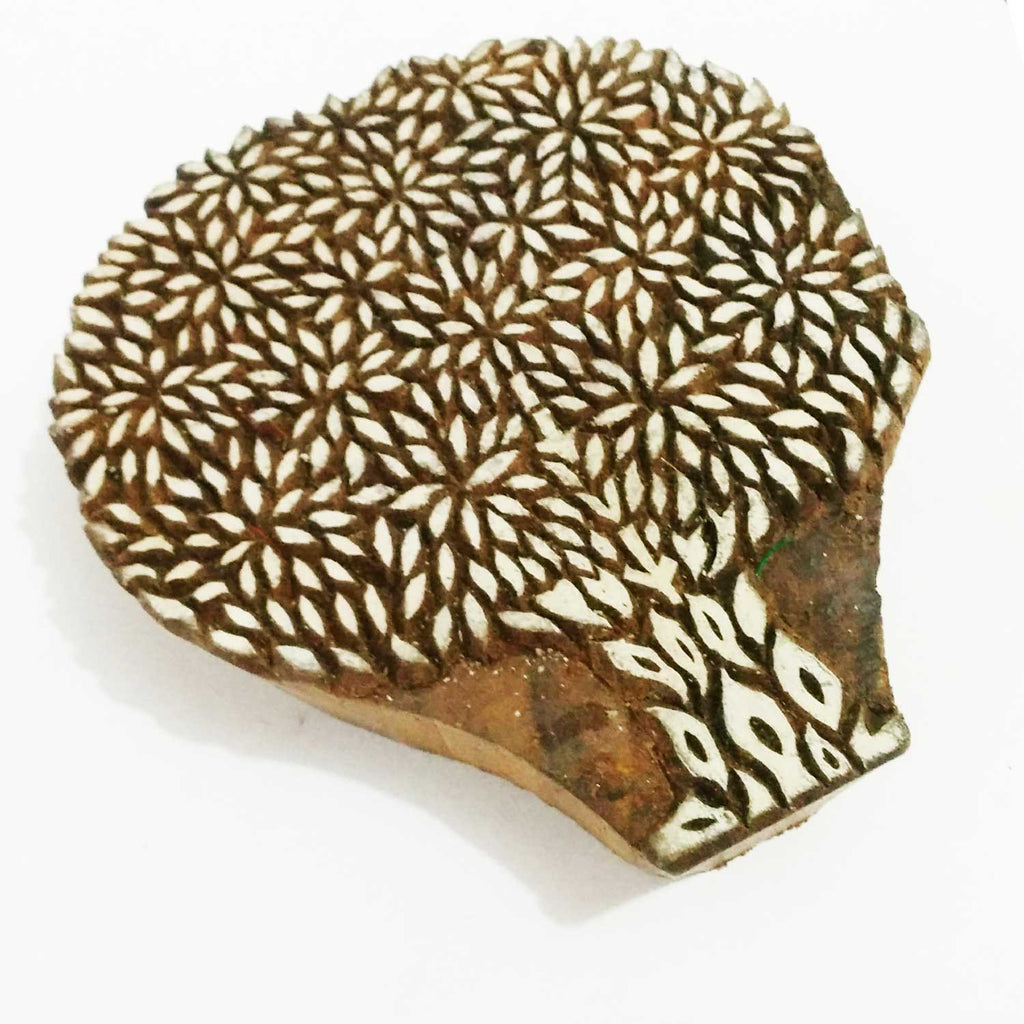Tree Of Life Wooden Stamp For Hand Block Printing