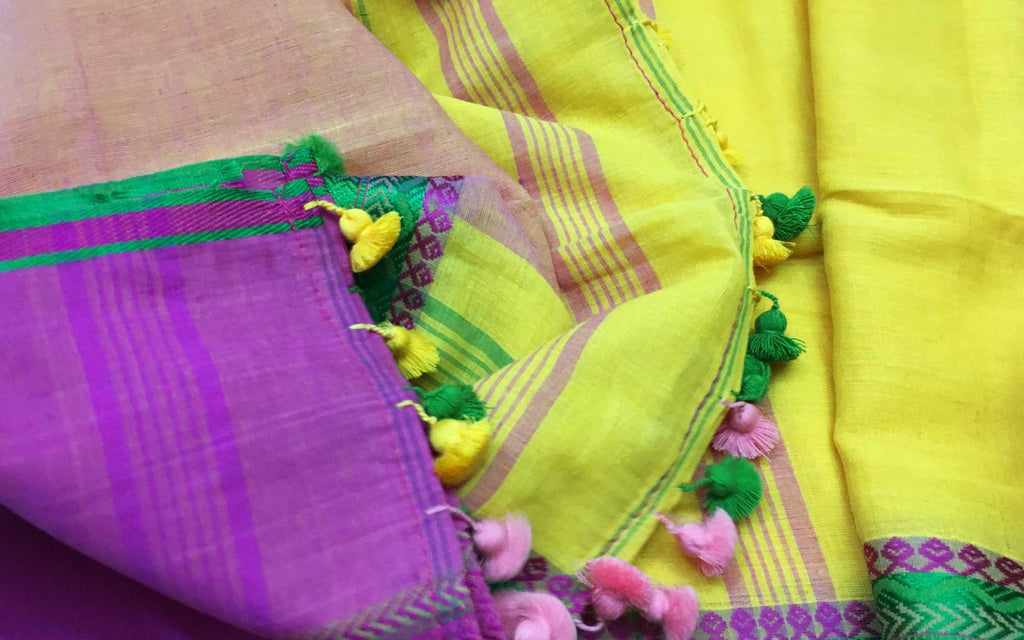 Tassels sari by DesiCrafts